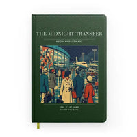 Thumbnail for VINTAGE G4117 - The Midnight Transfer - Designed Notebooks design on darkgreen