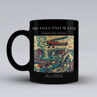 Thumbnail for VINTAGE G4042 - The Volcano Watch - Ceramic Mug design on black