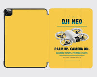 Thumbnail for DJI Neo design on yellow ipad tablet case