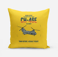 Thumbnail for Boeing Vertol CH-46E Sea Knight design on yellow pillow