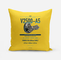 Thumbnail for V2500-A5 design on yellow pillow
