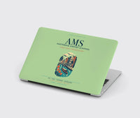 Thumbnail for Amsterdam Airport Schiphol (AMS) design on light green MacBook case