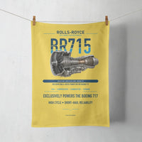 Thumbnail for BR715 design on yellow towel