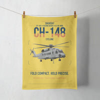 Thumbnail for Sikorsky CH-148 Cyclone design on yellow towel
