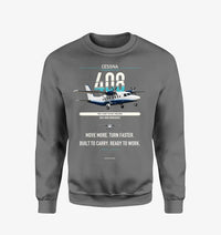 Thumbnail for Cessna 408 SkyCourier design on gray sweatshirt
