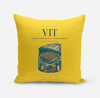 Thumbnail for Vitoria Airport (VIT) design on yellow pillow
