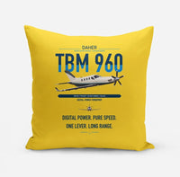 Thumbnail for Daher TBM 960 design on yellow pillow