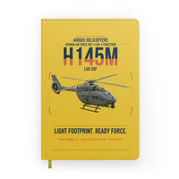 Thumbnail for Airbus Helicopters H145M LUH SOF design on yellow notebook