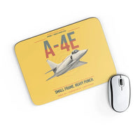 Thumbnail for A-4E Skyhawk design on yellow rectangle mouse pad