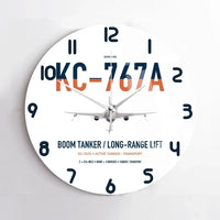 Thumbnail for Boeing KC-767A design on white no frame wall clock