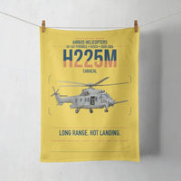 Thumbnail for Airbus Helicopters H225M Caracal design on yellow towel