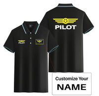 Thumbnail for Customisable Pilot & Badge Polo Shirt - view 3