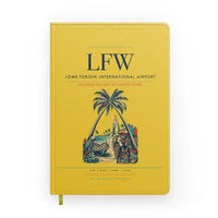 Thumbnail for Lome-Tokoin International Airport (LFW) design on yellow notebook