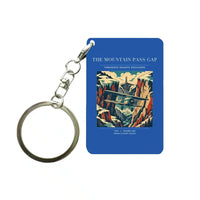 Thumbnail for VINTAGE G4253 - The Mountain Pass Gap - Designed Key Chain design on blue