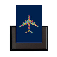 Thumbnail for Colourful Airplane Magnet - view 3