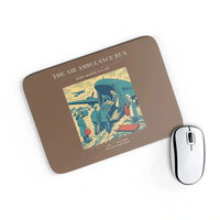Thumbnail for VINTAGE G4506 - The Air Ambulance Run - Designed Mouse Pads design on brown rectangle