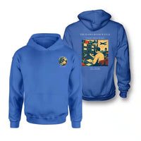 Thumbnail for VINTAGE G4514 - The Radio Room Watch - Double-Side Hoodie design on blue double side