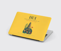 Thumbnail for Phu Bai International Airport (HUI) design on yellow MacBook case