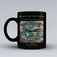 Thumbnail for VINTAGE G4100 - The Round The World - Ceramic Mug design on black