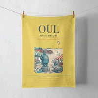 Thumbnail for Oulu Airport (OUL) design on yellow towel