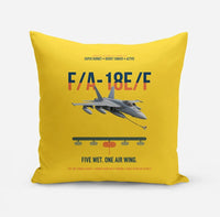 Thumbnail for F A-18E F Buddy Tanker design on yellow pillow