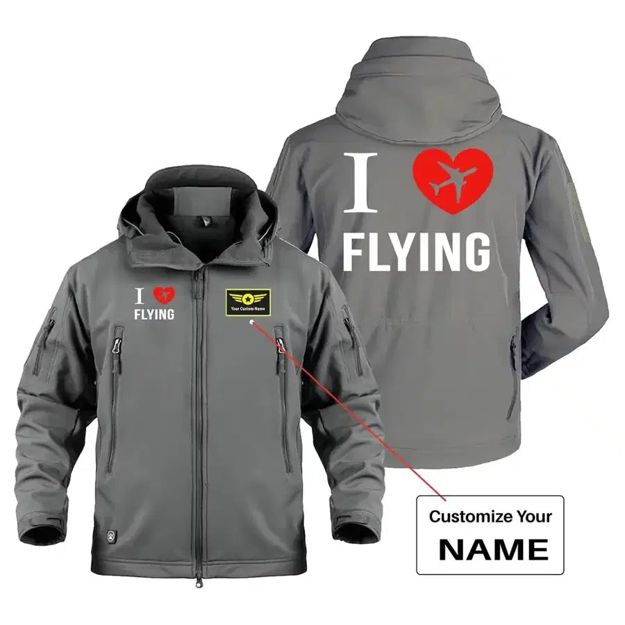 Customisable I Love Flying Jacket - view 3