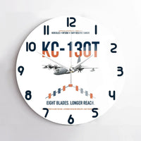 Thumbnail for KC-130T NP2000 design on white no frame wall clock