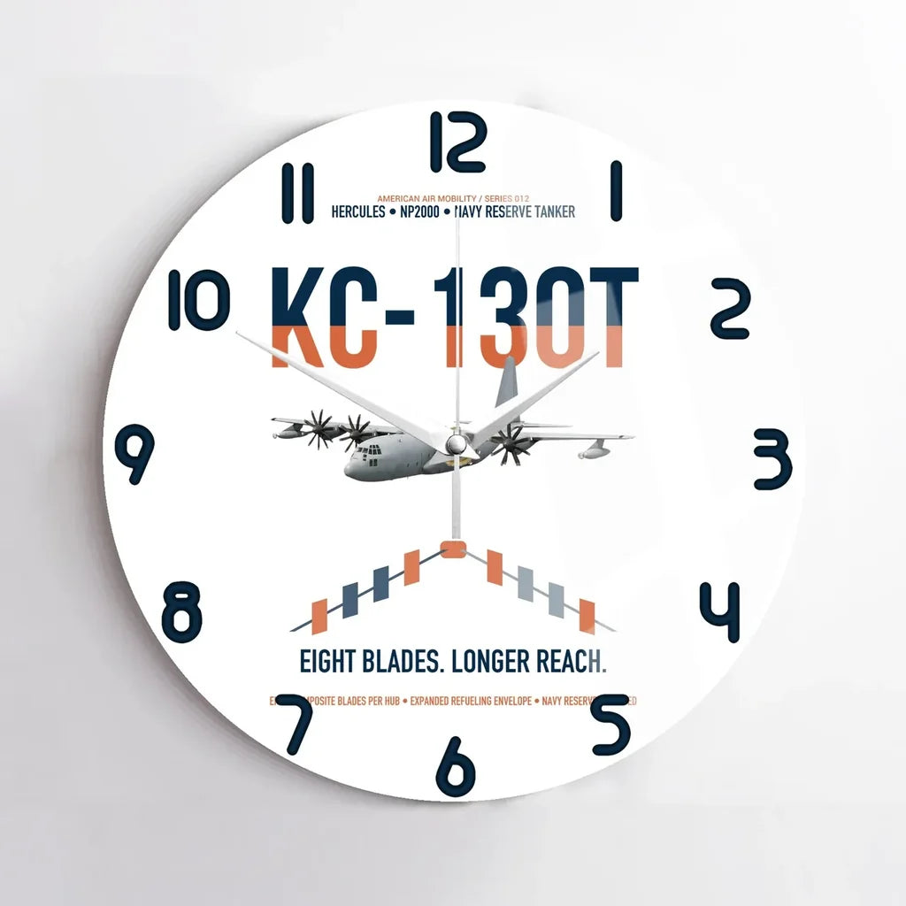 KC-130T NP2000 design on white no frame wall clock