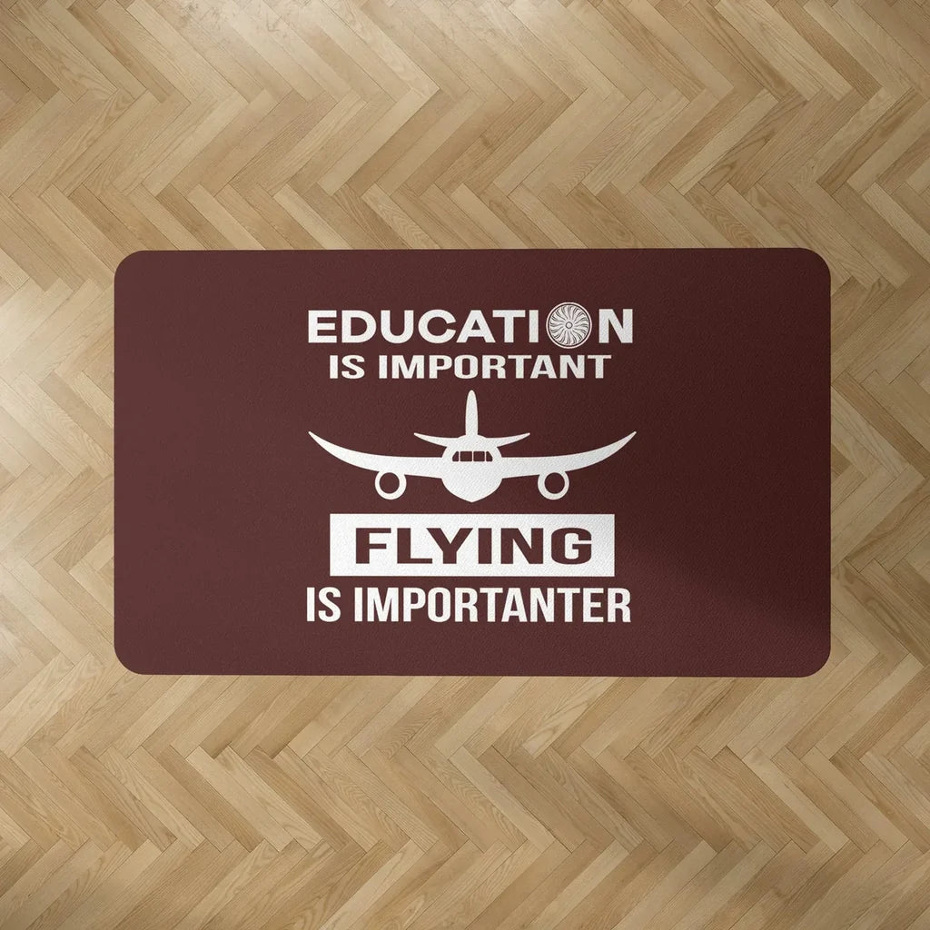 Flying is Importanter Floor Mat - view 3