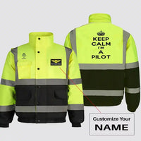 Thumbnail for Keep Calm I'm A Pilot Winter Jacket - view 3
