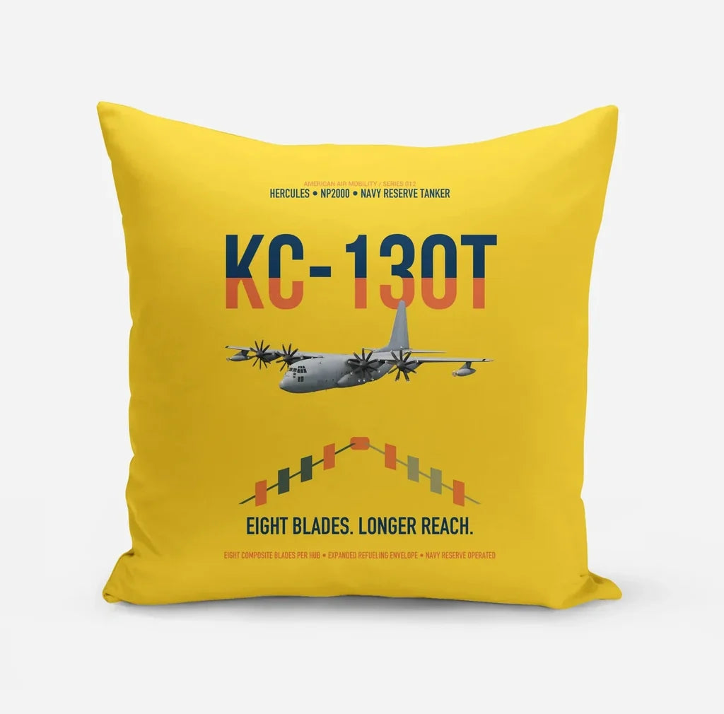 KC-130T NP2000 design on yellow pillow