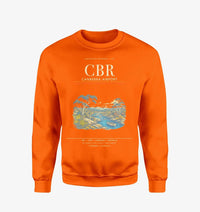 Thumbnail for Canberra Airport CBR Sweatshirt - Orange