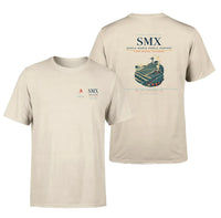 Thumbnail for Santa Maria Public Airport (SMX) design printed on beige double-side t-shirt