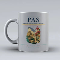 Thumbnail for Paros National Airport (PAS) airport code design on light gray ceramic mug