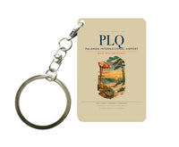 Thumbnail for Palanga International Airport (PLQ) design on beige key chain