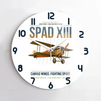 Thumbnail for SPAD XIII design on white no frame wall clock