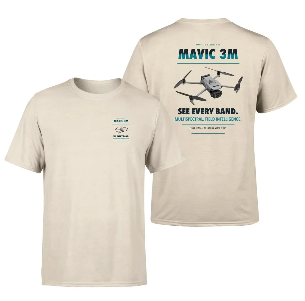 DJI Mavic 3 Multispectral design on beige t shirt