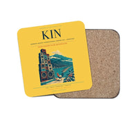 Thumbnail for Norman Manley International Airport (KIN) design on yellow 1 piece coaster