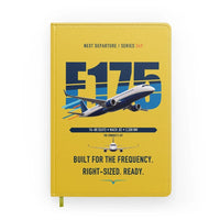 Thumbnail for Embraer E175 design on yellow notebook