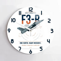 Thumbnail for Dassault Rafale C — F3-R standard design on white no frame wall clock