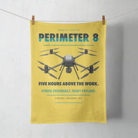 Thumbnail for Skyfront Perimeter 8 design on yellow towel