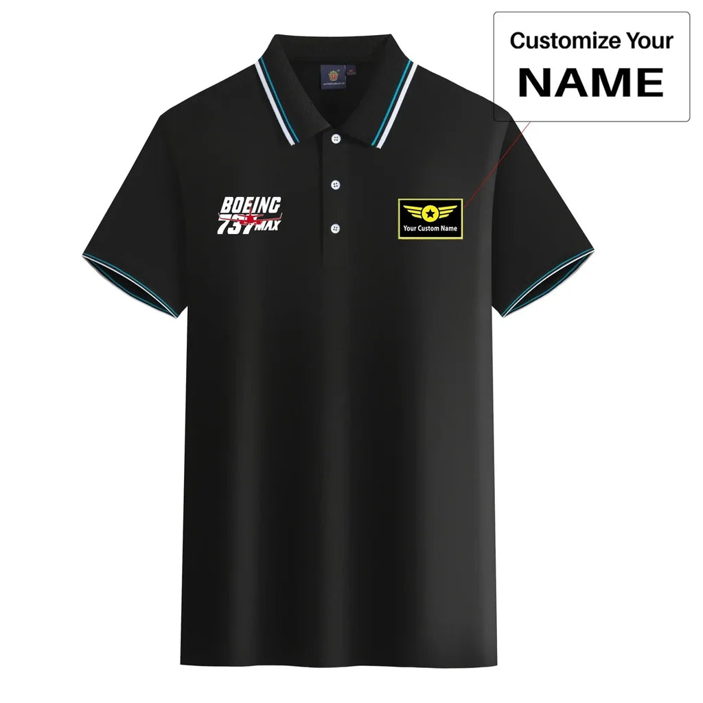 Customisable Boeing 737 Polo Shirt - view 3