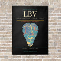 Thumbnail for Leon-Mba International Airport LBV — Libreville vertical canvas print - framed - black background