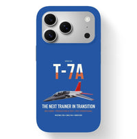 Thumbnail for T-7A Red Hawk design on blue magsafe iphone case, for iPhone 17 Pro