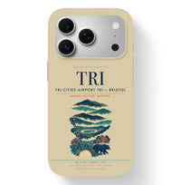 Thumbnail for Bristol Airport (TRI) design on beige iPhone 17 Pro MagSafe case