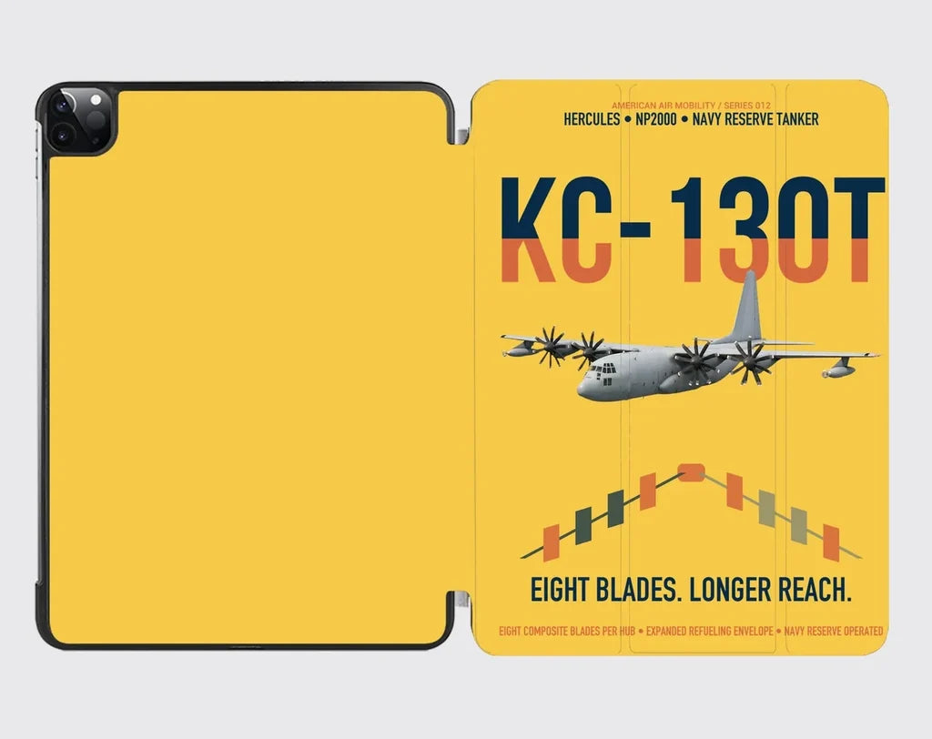 KC-130T NP2000 design on yellow ipad tablet case