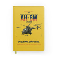 Thumbnail for MD AH-6M Little Bird design on yellow notebook
