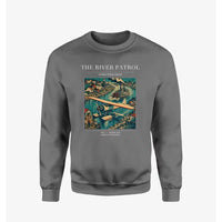 Thumbnail for VINTAGE G4050 - The River Patrol - Designed Sweatshirts design on gray