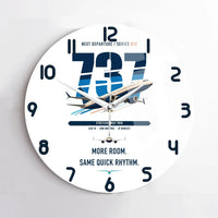 Thumbnail for Boeing 737 MAX 9 design on white no frame wall clock
