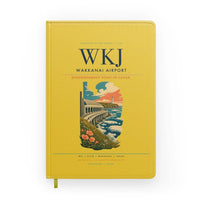 Thumbnail for Wakkanai Airport (WKJ) design on yellow notebook